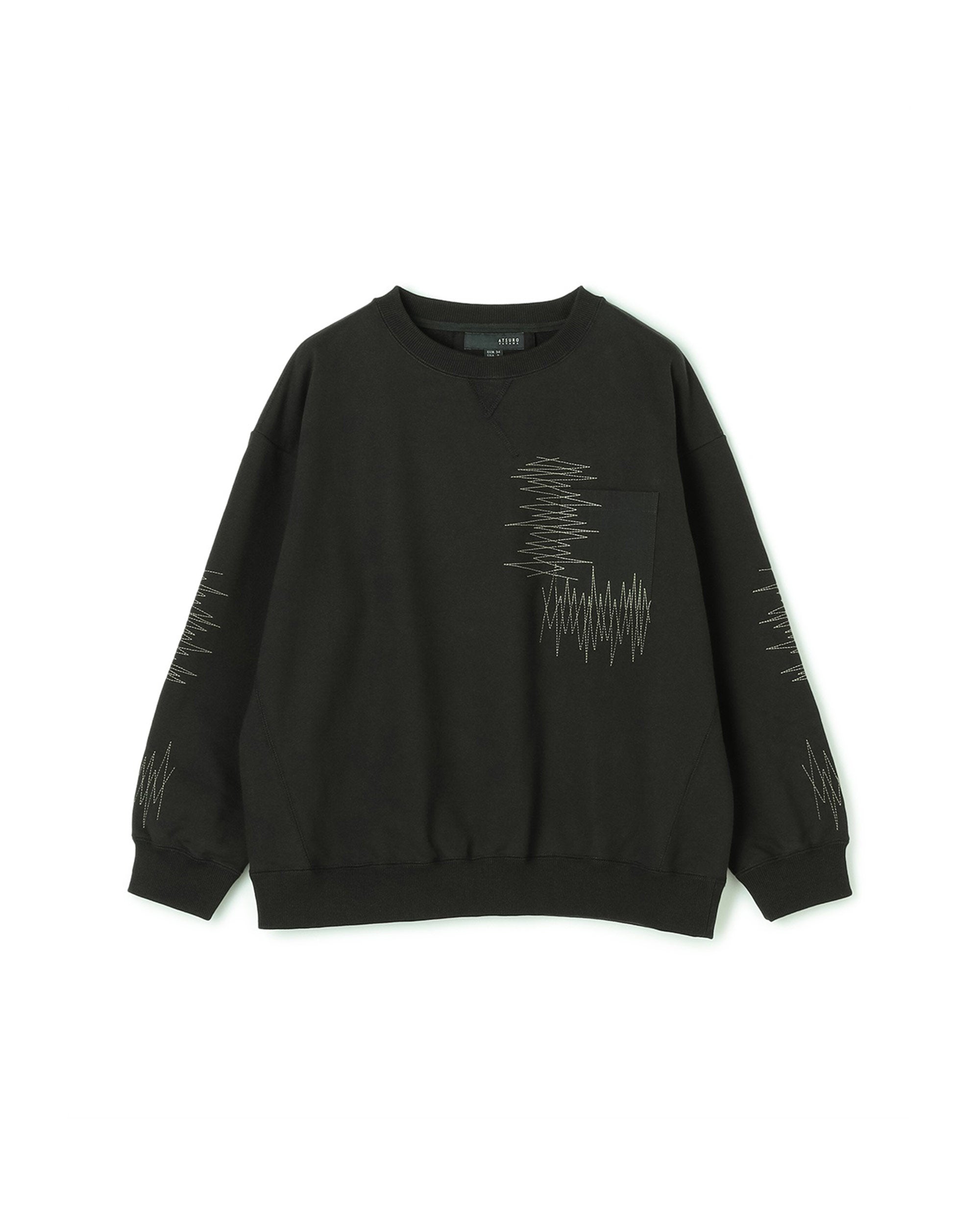 Édition de Paris Stitching Small Pocket Sweatshirt