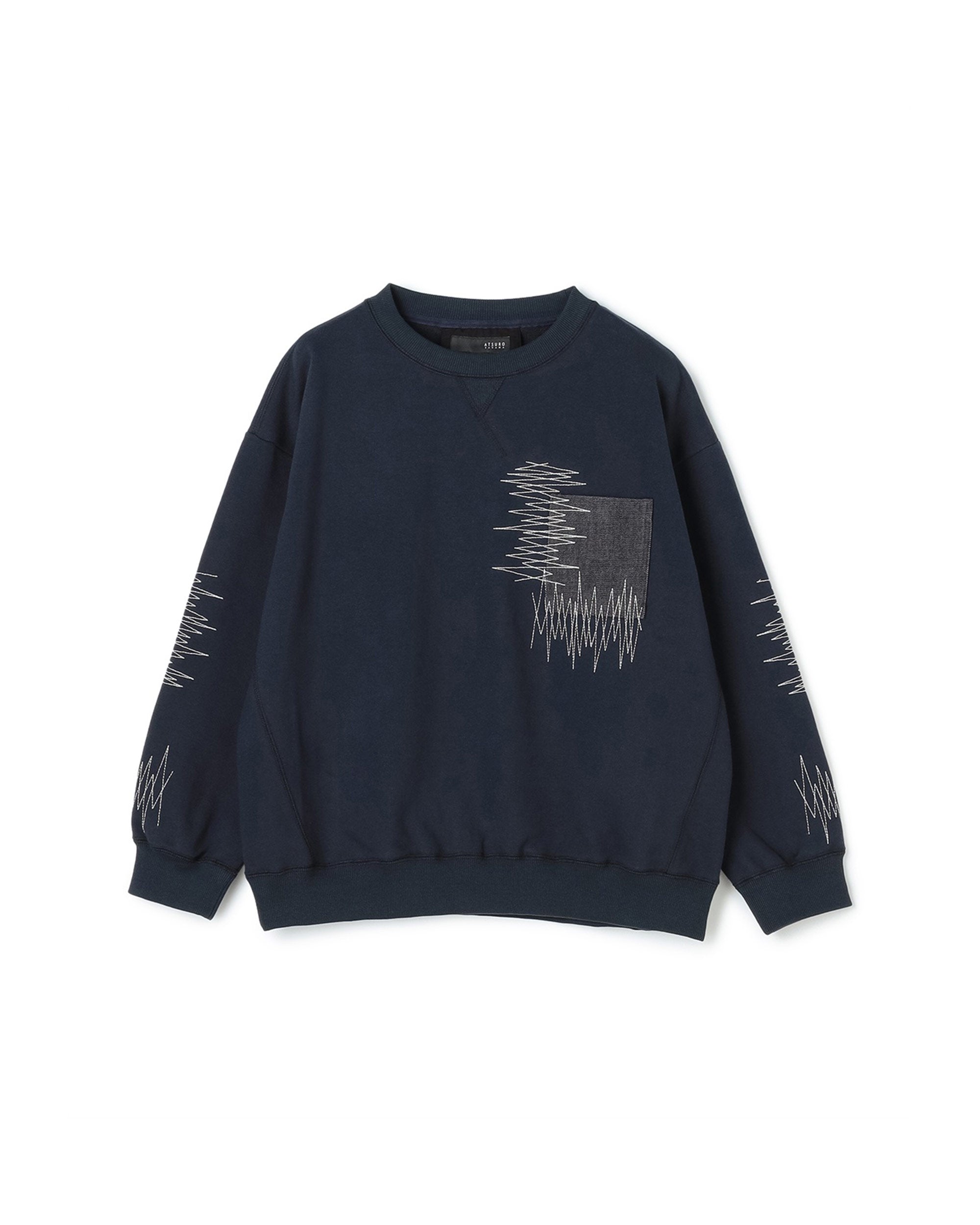 Édition de Paris Stitching Small Pocket Sweatshirt