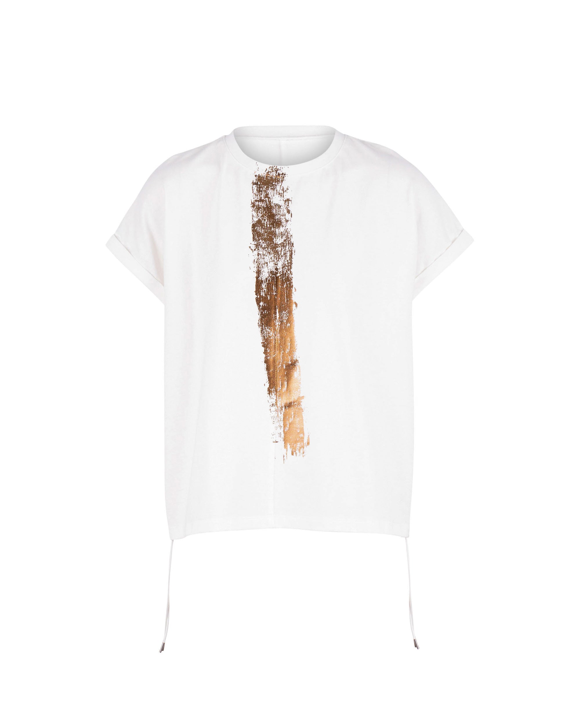 Kintsugi Drawstring Side Crop Tee
