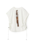 Kintsugi Drawstring Side Crop Tee