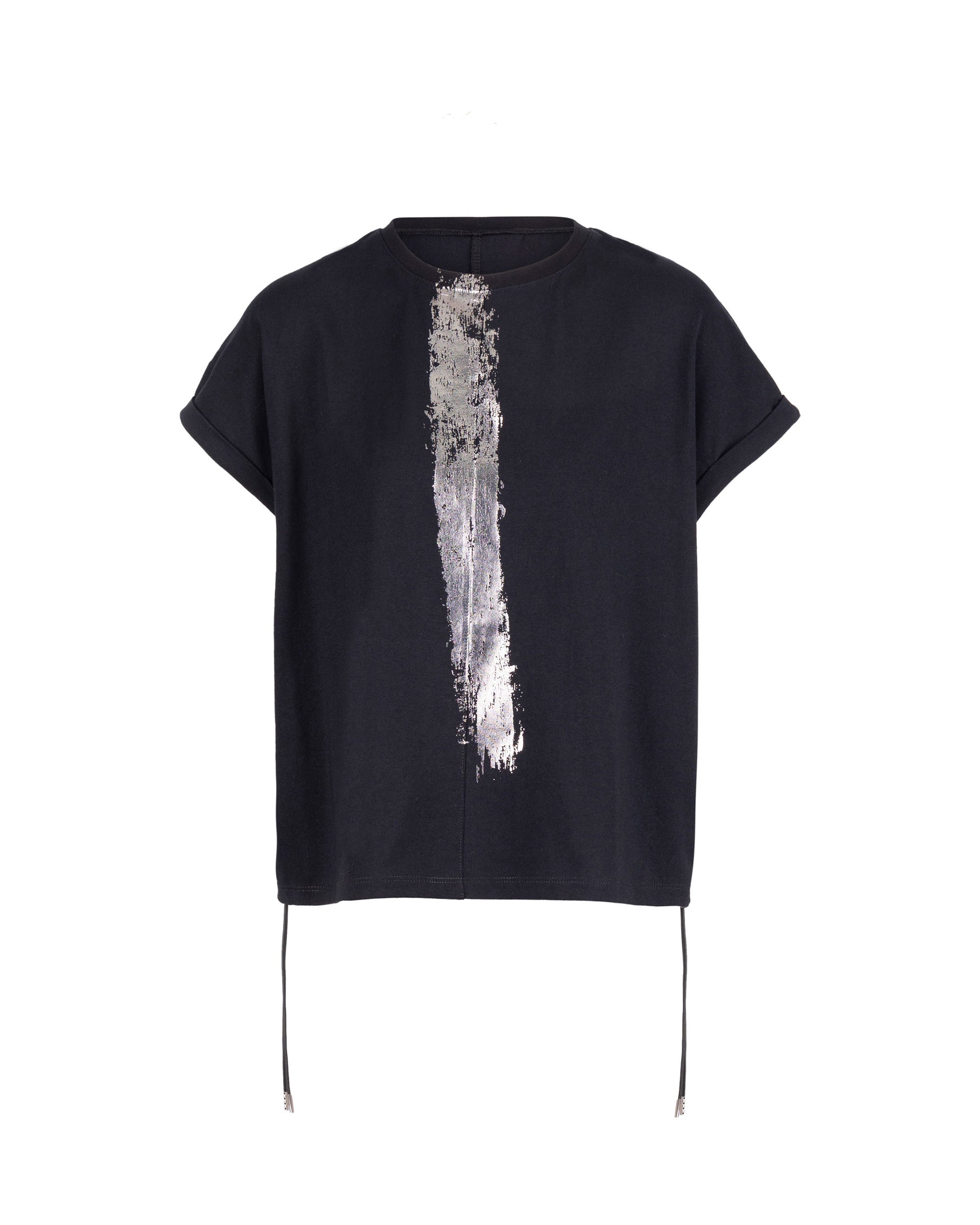 Kintsugi Drawstring Side Crop Tee