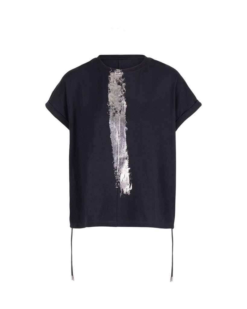 Kintsugi Drawstring Side Crop Tee