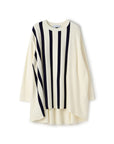 Rayon Poly Stripe Front Tunic Knit Top