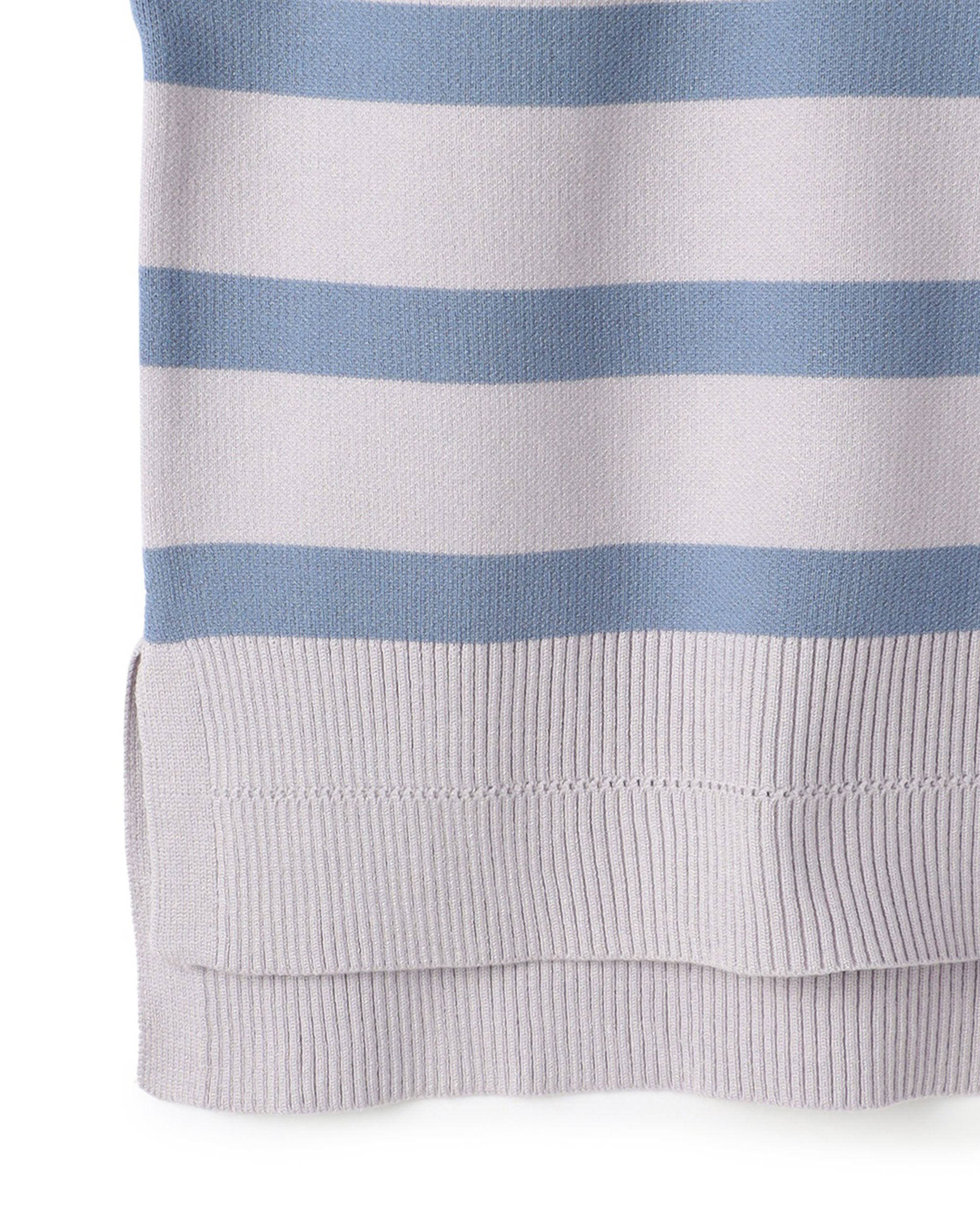 Soft Touch Square Border Knit Top