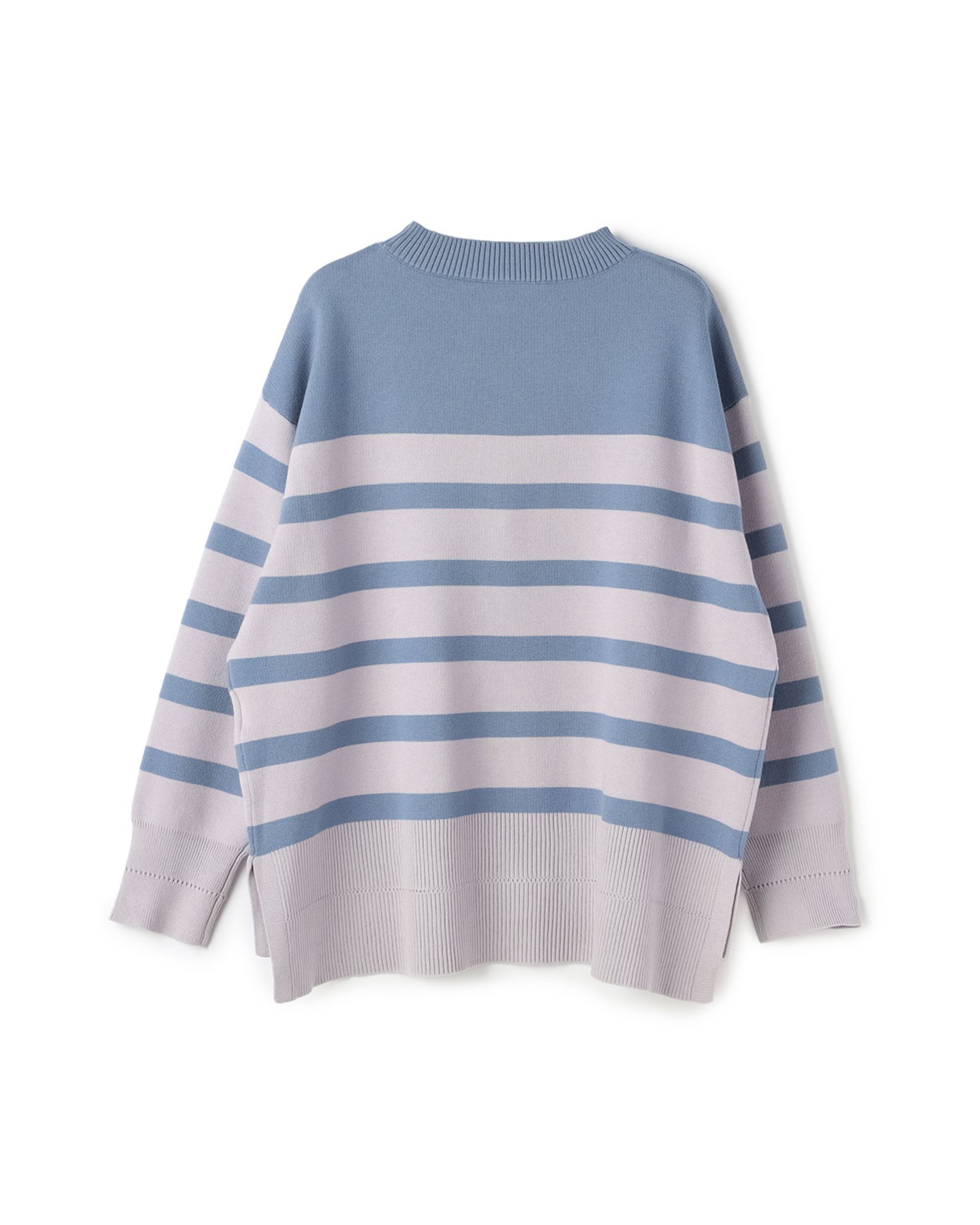 Soft Touch Square Border Knit Top