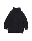 Diamond Cable Wool Mix Chunky Knit Top