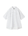 Zigzag Folded Pocket Stp Blouse