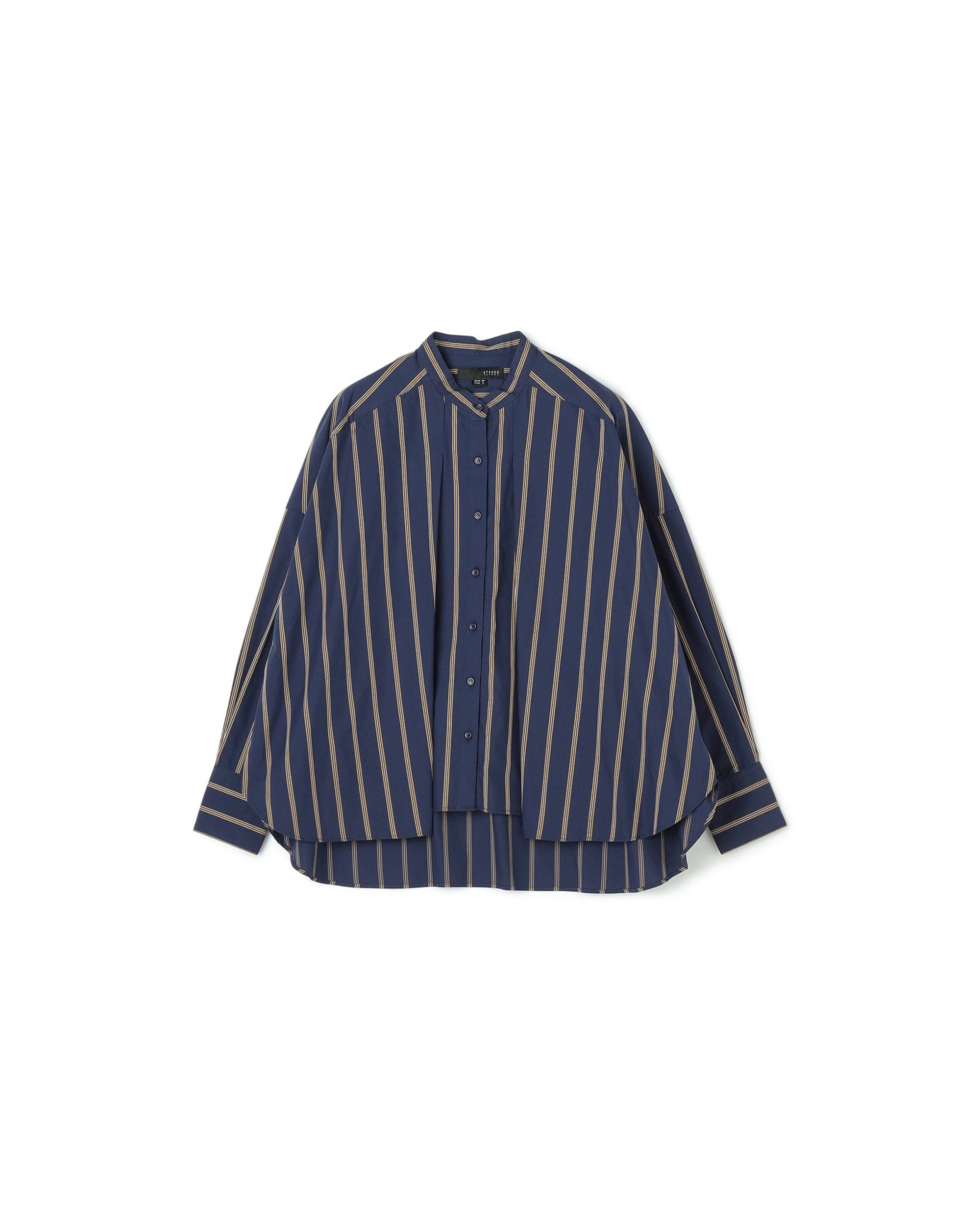 Big Folded Side A-Cut Blouse