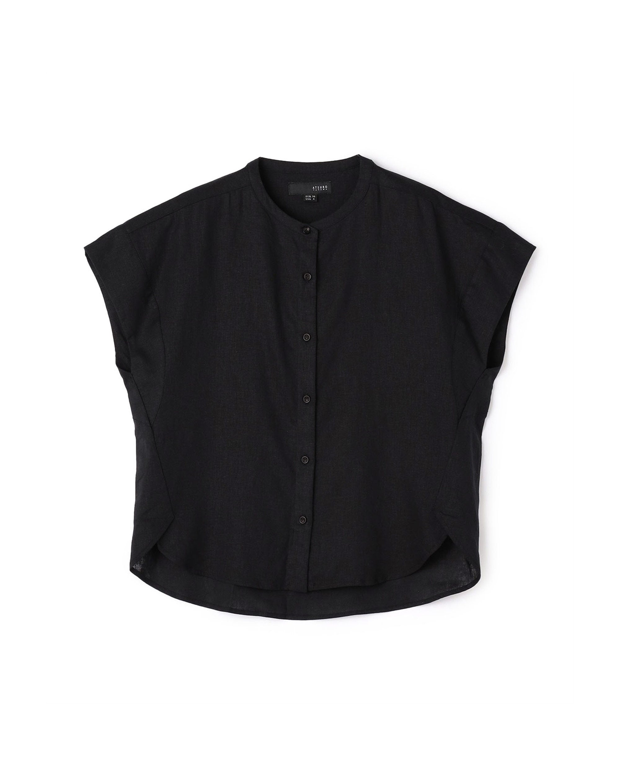 Linen Mix Simple Blouse