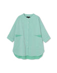 Folded Pocket Cotton Tunic Shirt