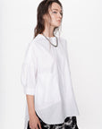 Folded Pocket Cotton Tunic Shirt