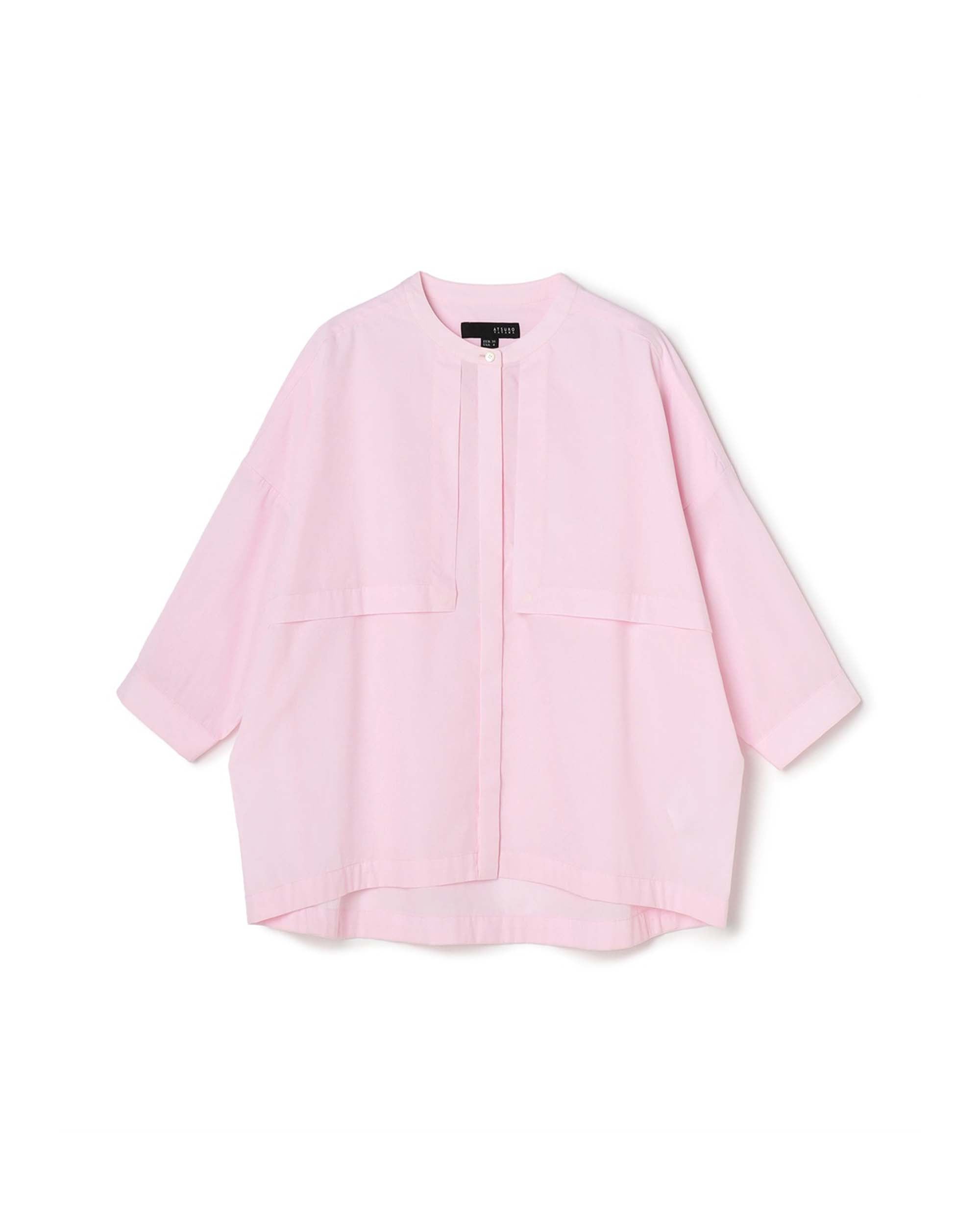 Flip Panel Cotton Blouse