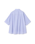 Big Folded Front Cotton Mix Blouse