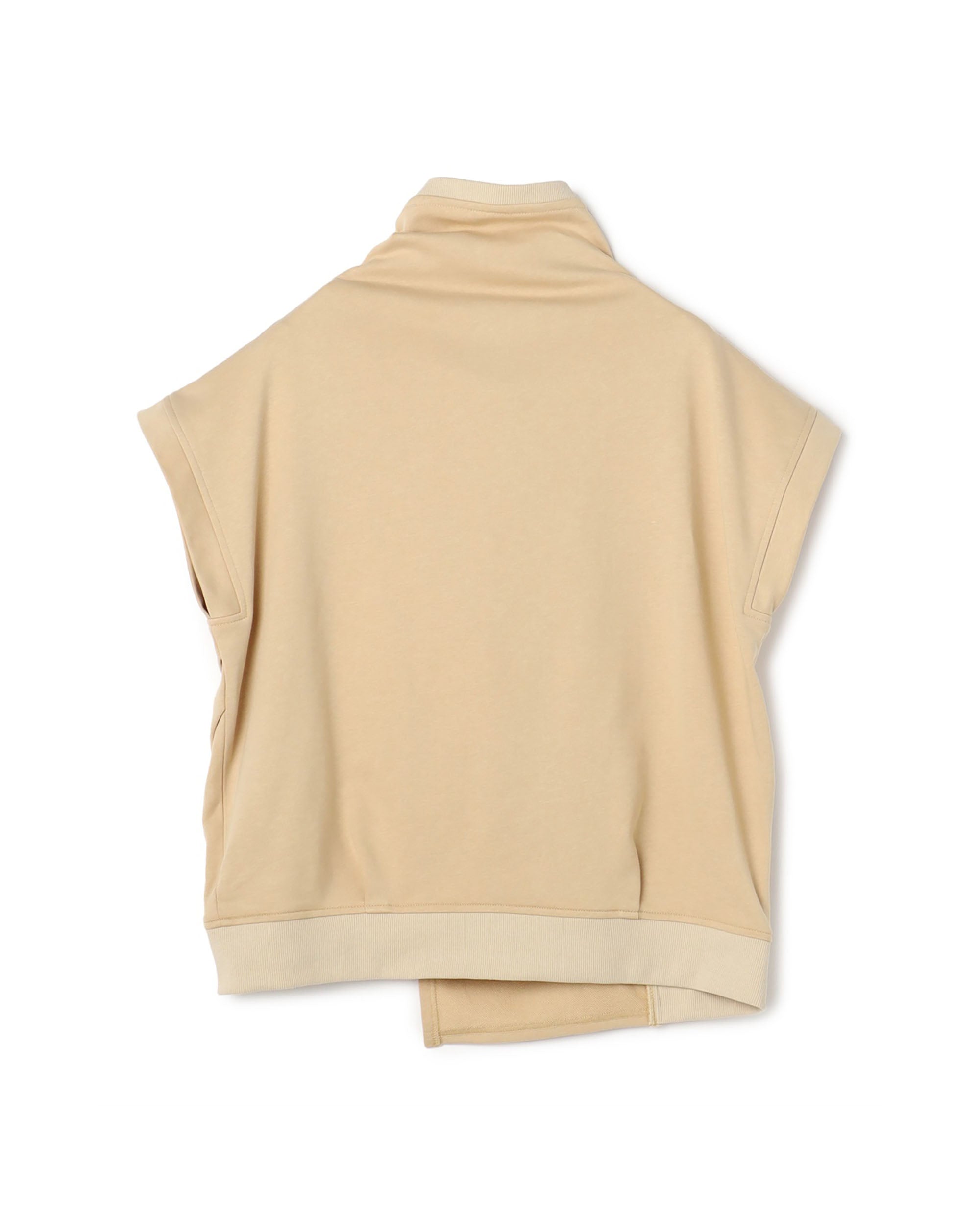 Ruffle Opening Cargo Pocket Cap Sleeve Cardigan