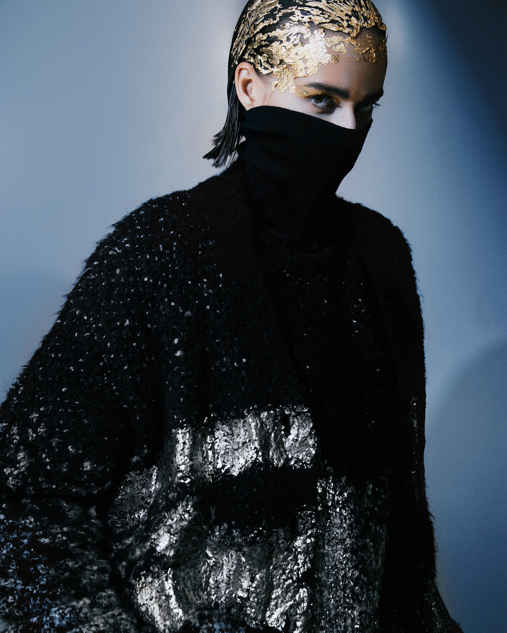 Édition de Paris Kintsugi Slub Yarn Knit Cardigan