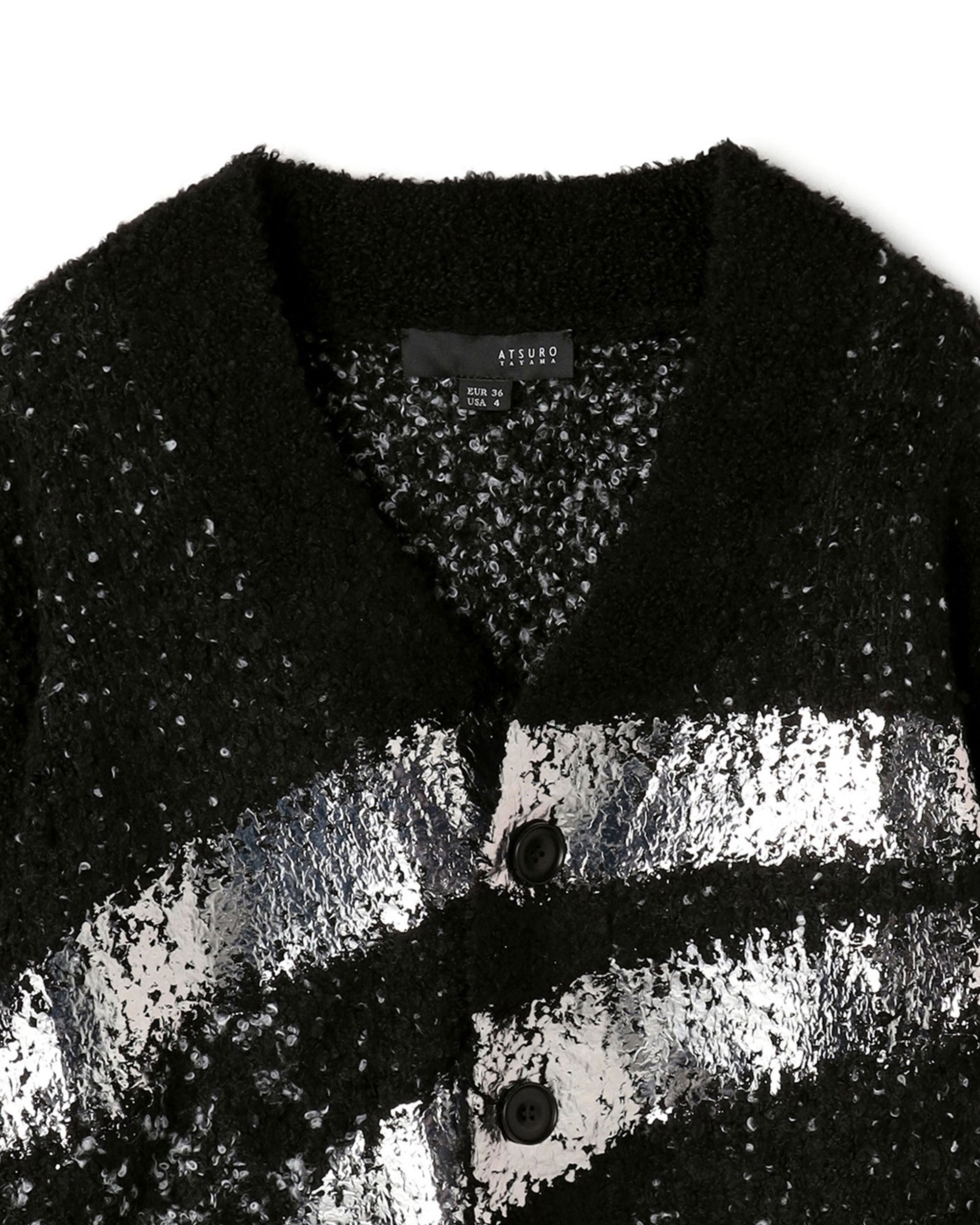 Édition de Paris Kintsugi Slub Yarn Knit Cardigan