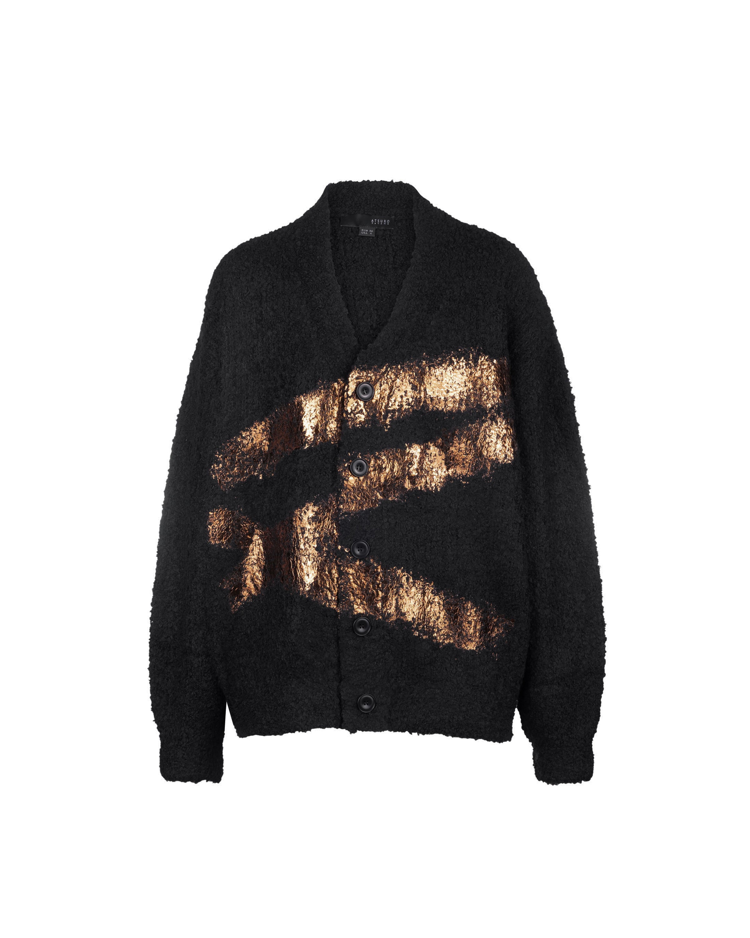 Édition de Paris Kintsugi Slub Yarn Knit Cardigan