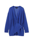 Bold Border Square Cut Knit Cardigan