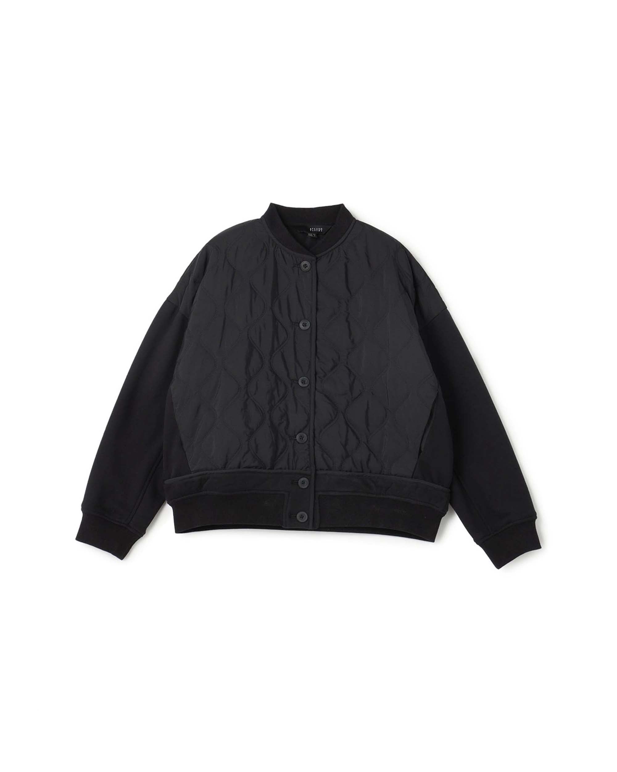 Bi Col Bomber Padded Jacket