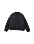 Bi Col Bomber Padded Jacket