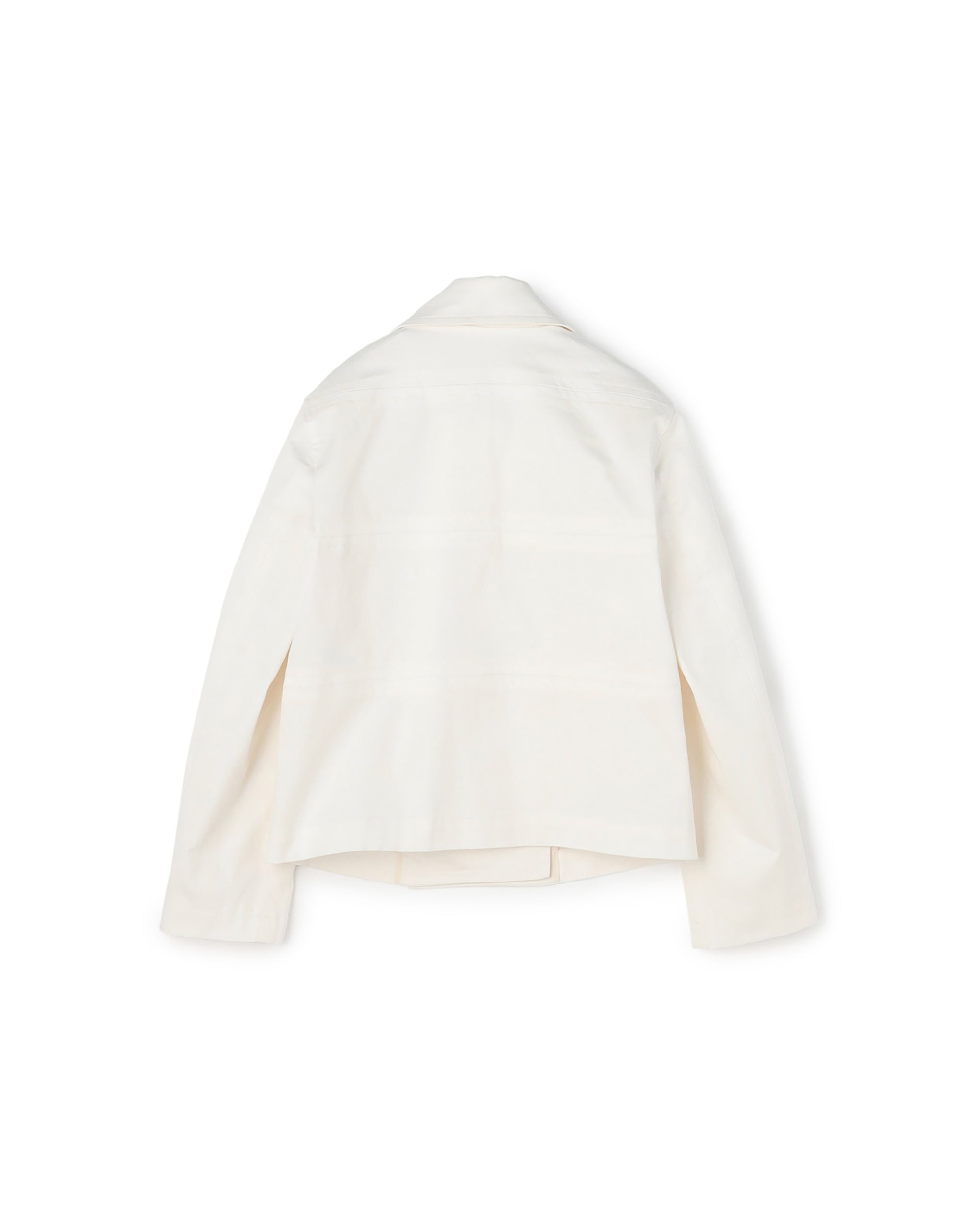 Double Breasted Cotton Crop Jacket