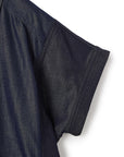 Stadium Jumper Denim Like Mix Jacket