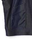 Stadium Jumper Denim Like Mix Jacket