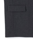 Denim Feel Mid Length Stretchy Blazer