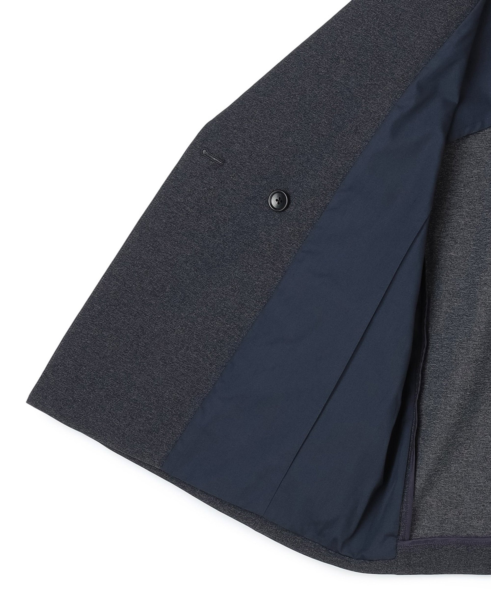 Denim Feel Mid Length Stretchy Blazer