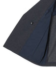 Denim Feel Mid Length Stretchy Blazer