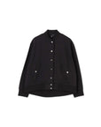 Button Up Stadium Jumper Jacket