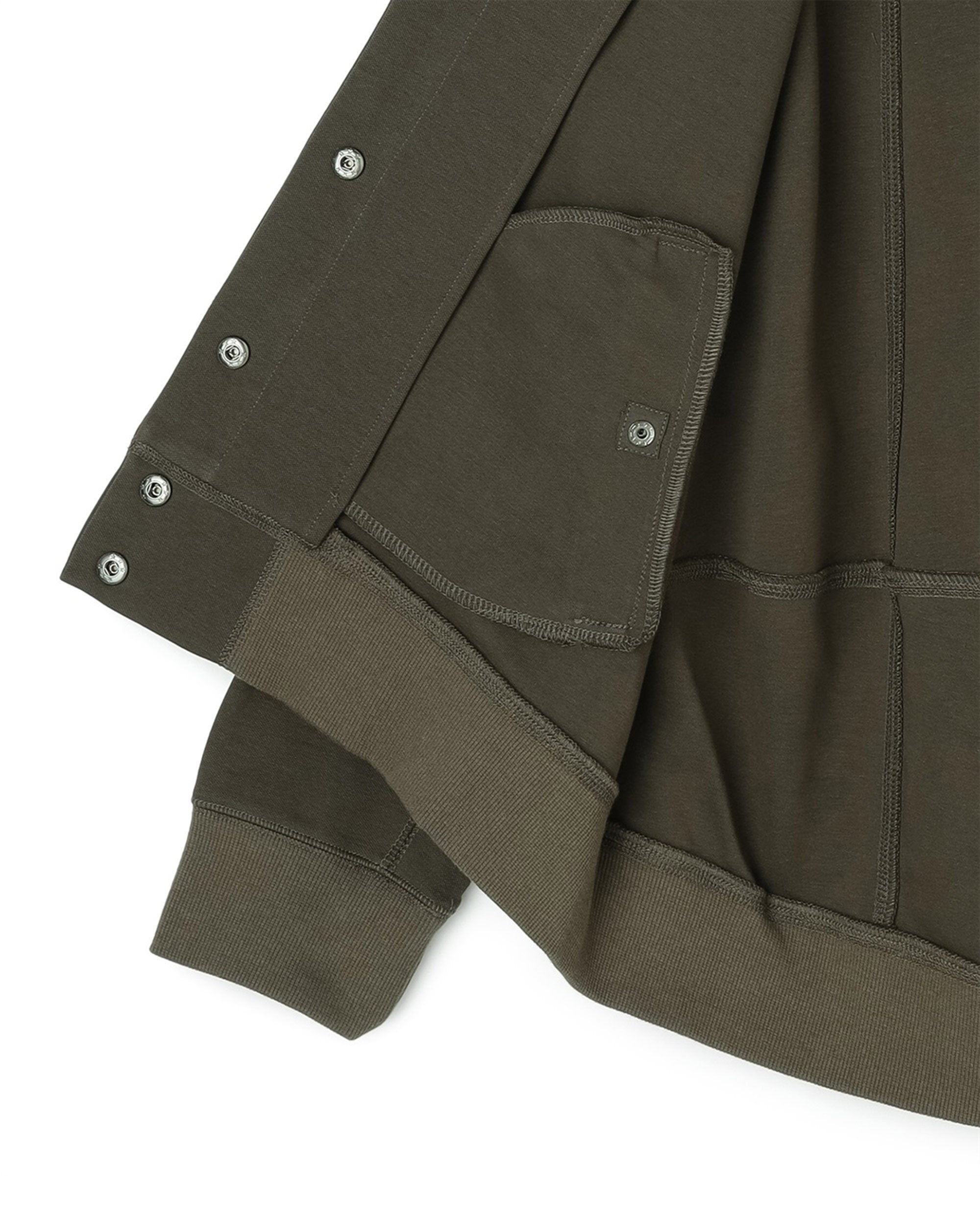 Button Up Stadium Jumper Jacket