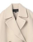 Golden Button Wool Peacoat