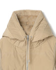 Down Trim Eco Fur Hood Cs Jacket