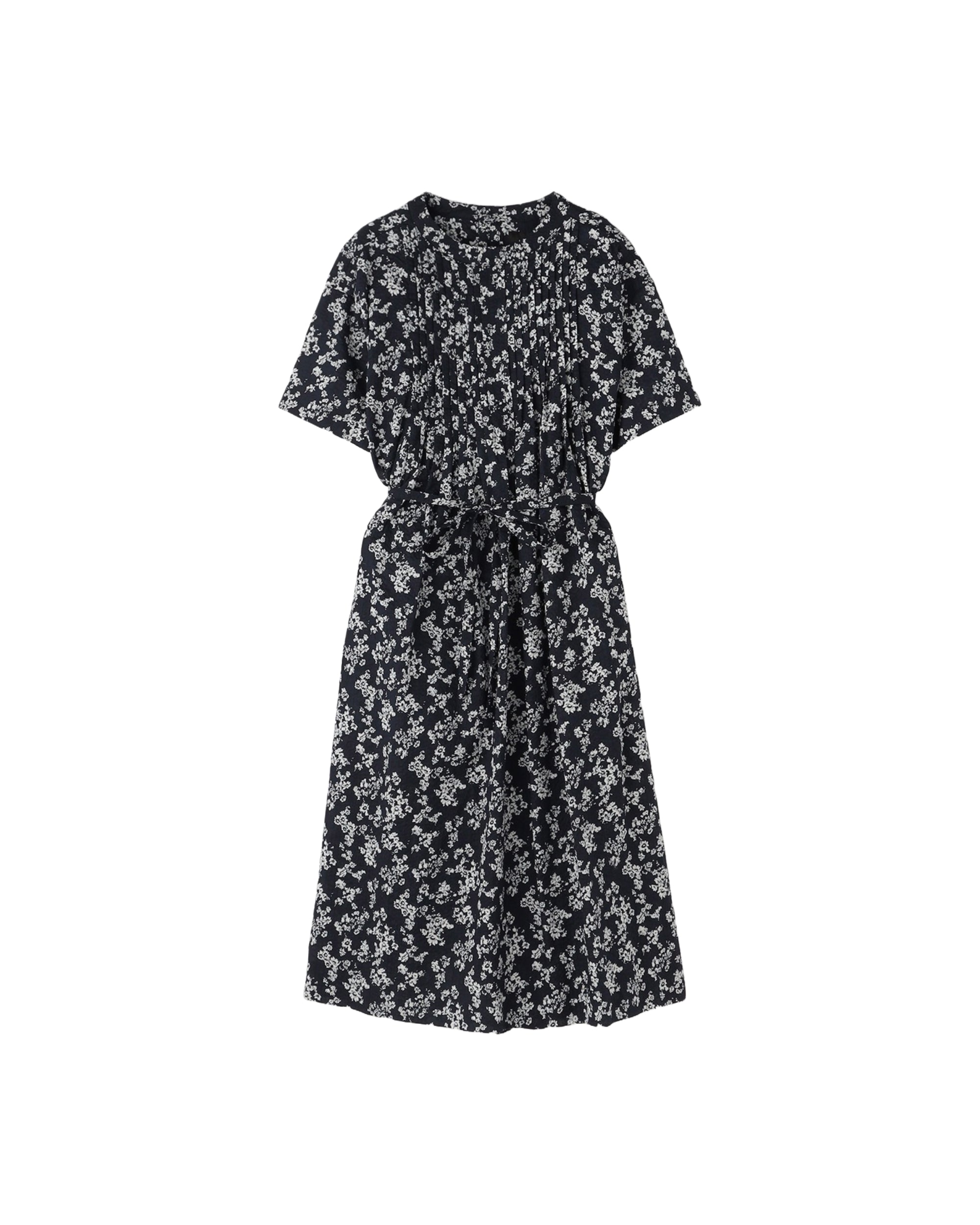 Vintage Tiny Floral Seersucker Dress