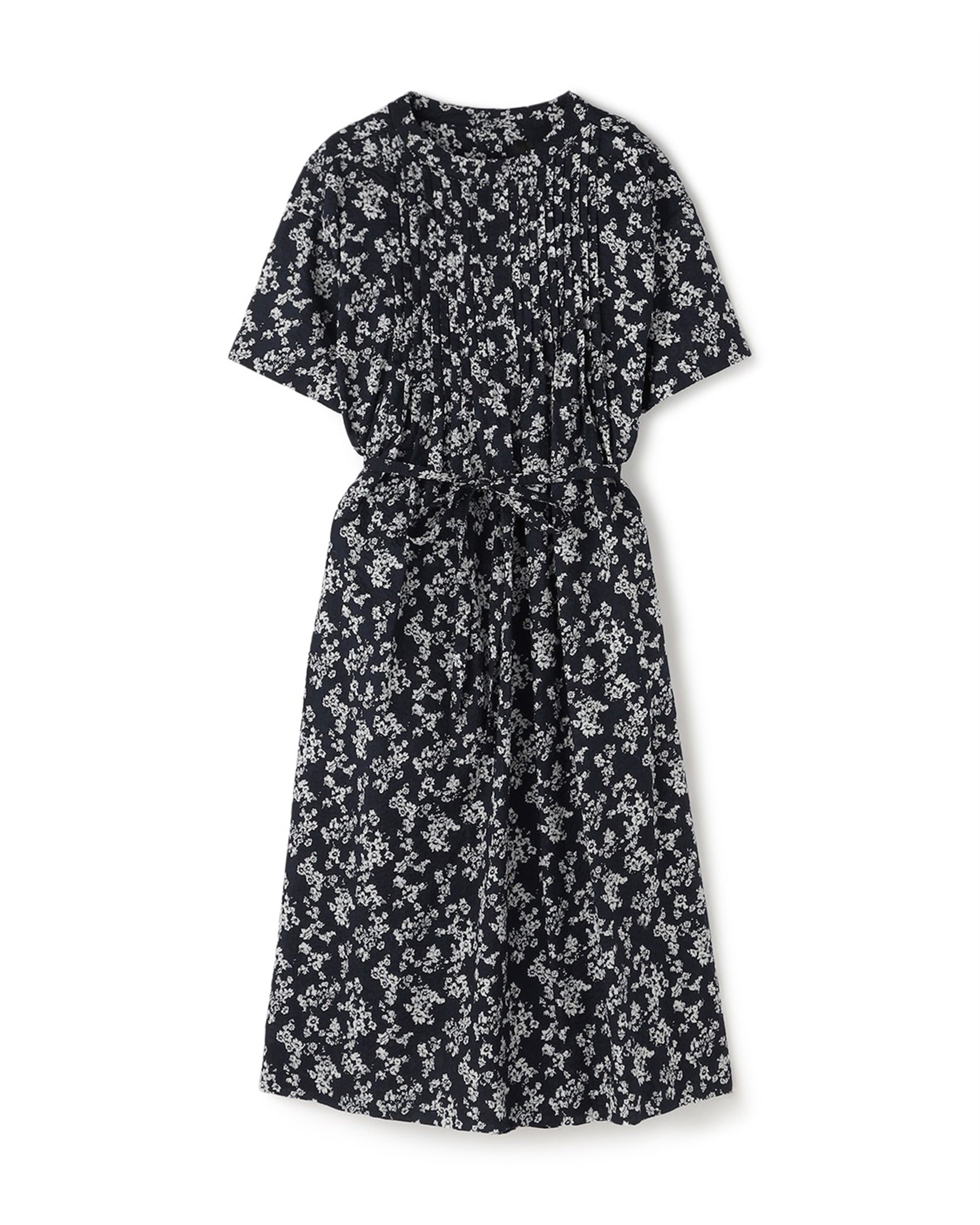 Vintage Tiny Floral Seersucker Dress