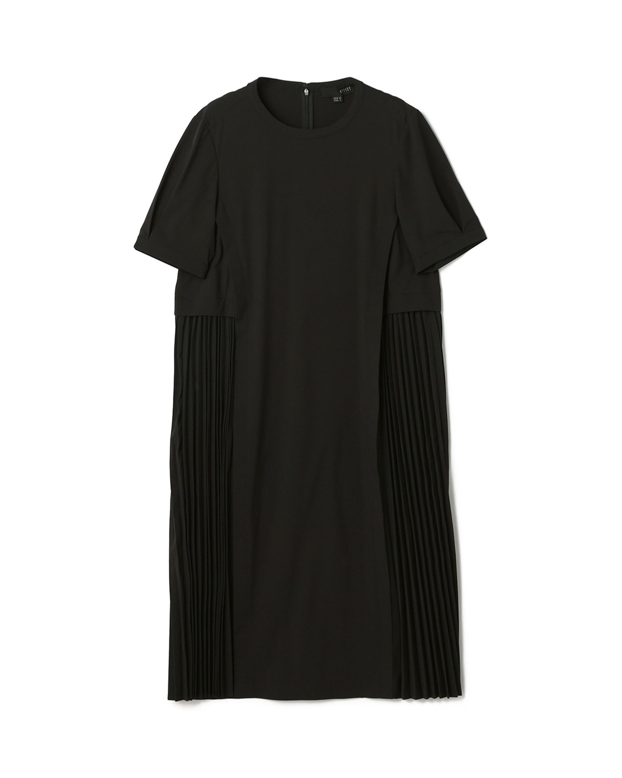 Pleated Side Long Dress