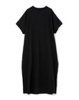 Knit Neckline Cotton Dress