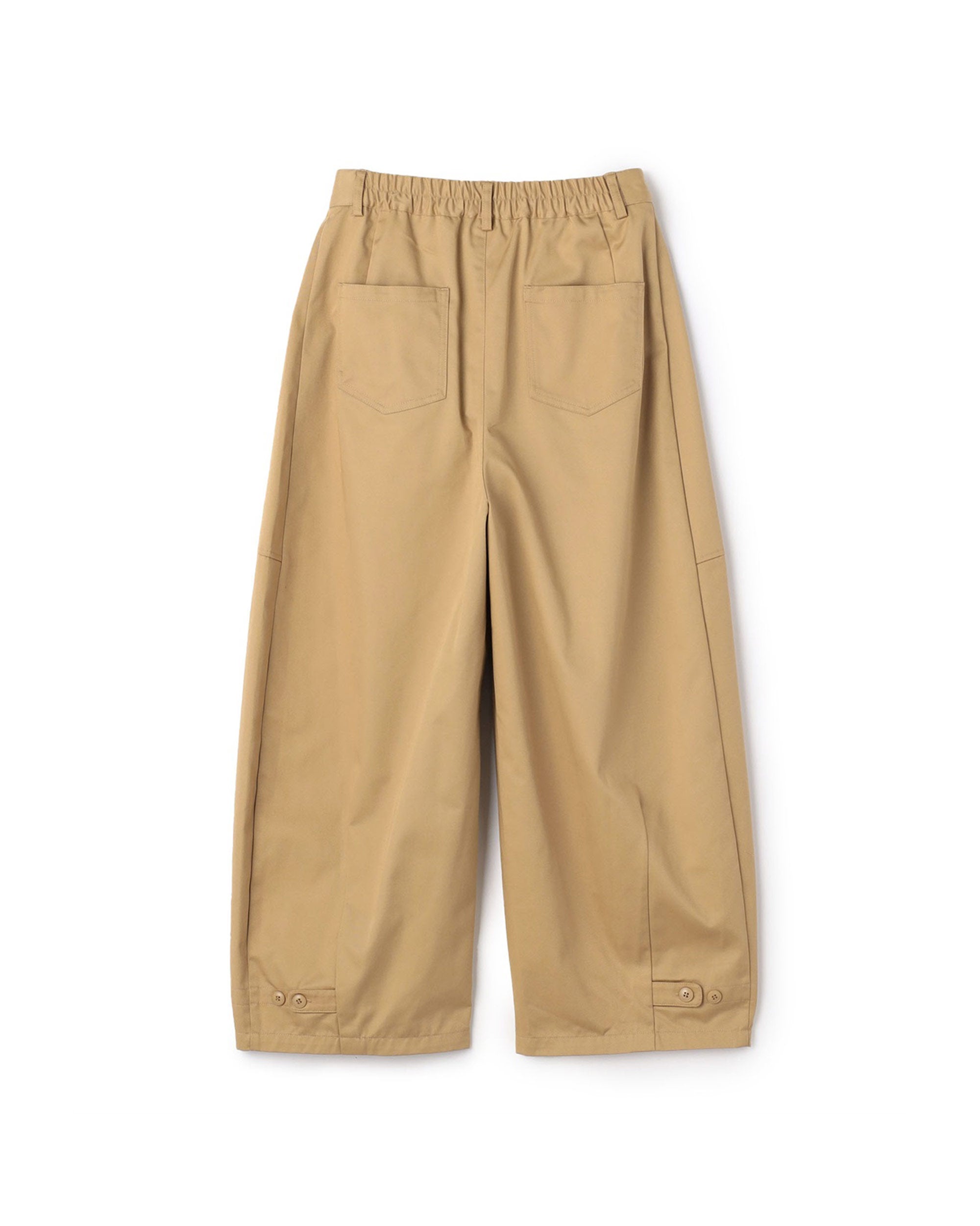 Cotton Twill Barrel Pants