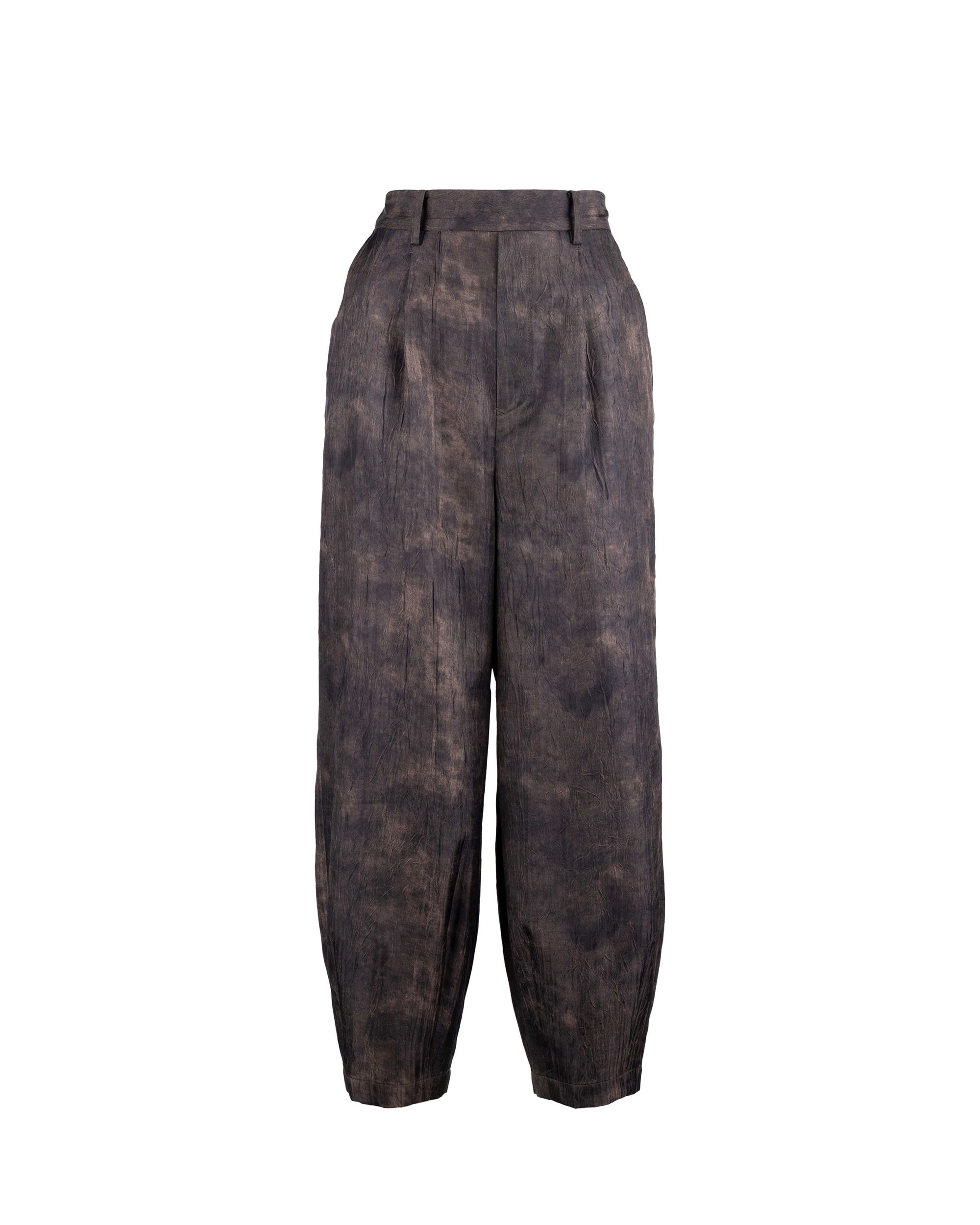 Kintsugi Foil Print Baggy Pants