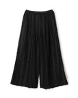 Border Fringe Wide Leg Pants