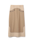Western Shirt Maxi Pencil Skirt
