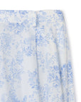 Vintage Floral Print Chain Deco 2Way Flare Skirt
