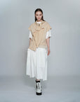 Denim Mix Cs Cargo Flare Skirt