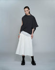 Denim Mix Cs Cargo Flare Skirt