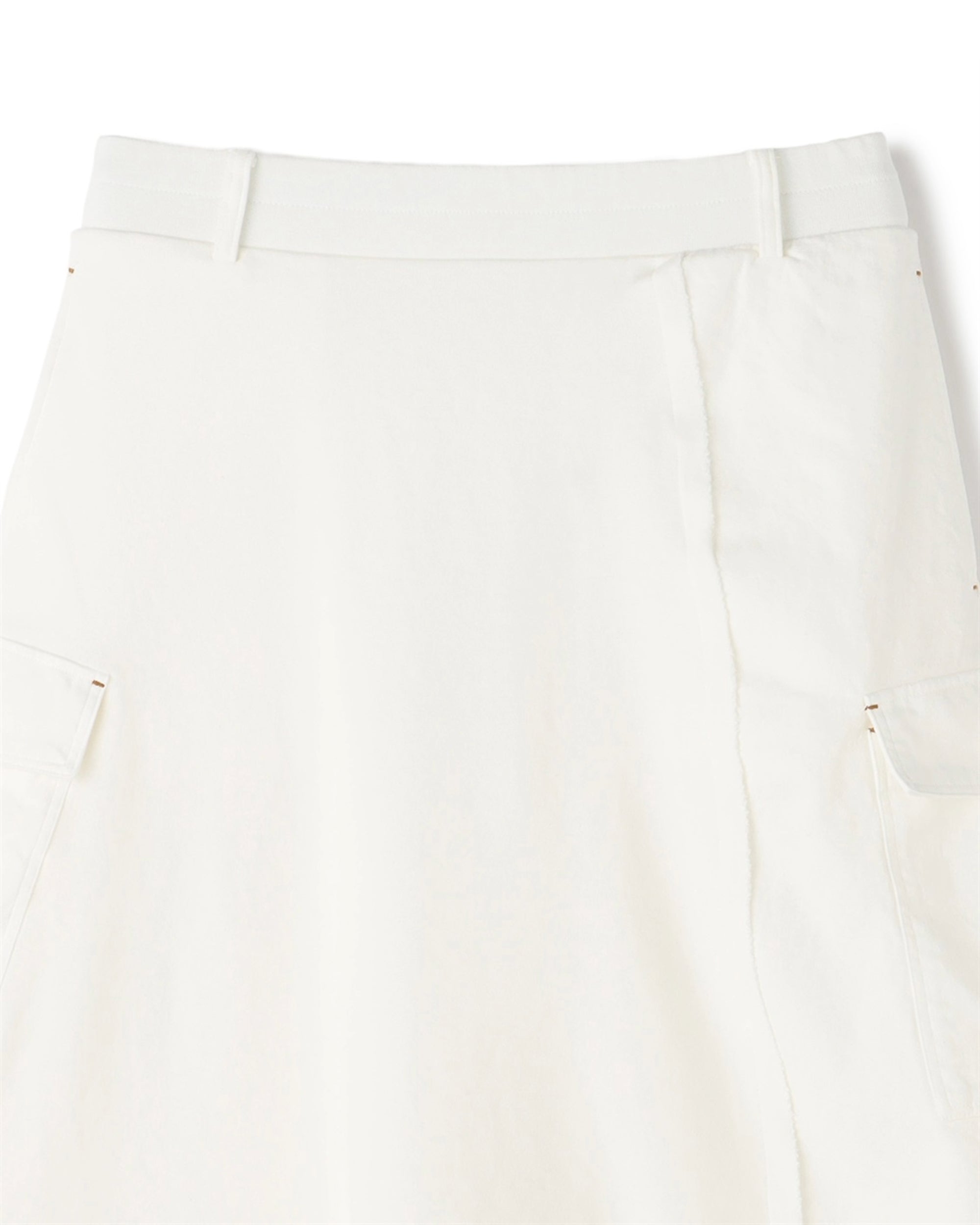 Denim Mix Cs Cargo Flare Skirt