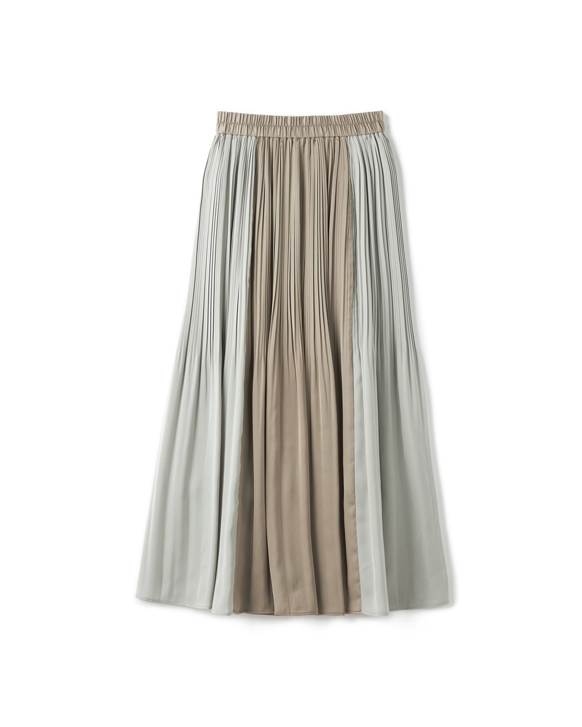 Poly Pleated Maxi Skirt