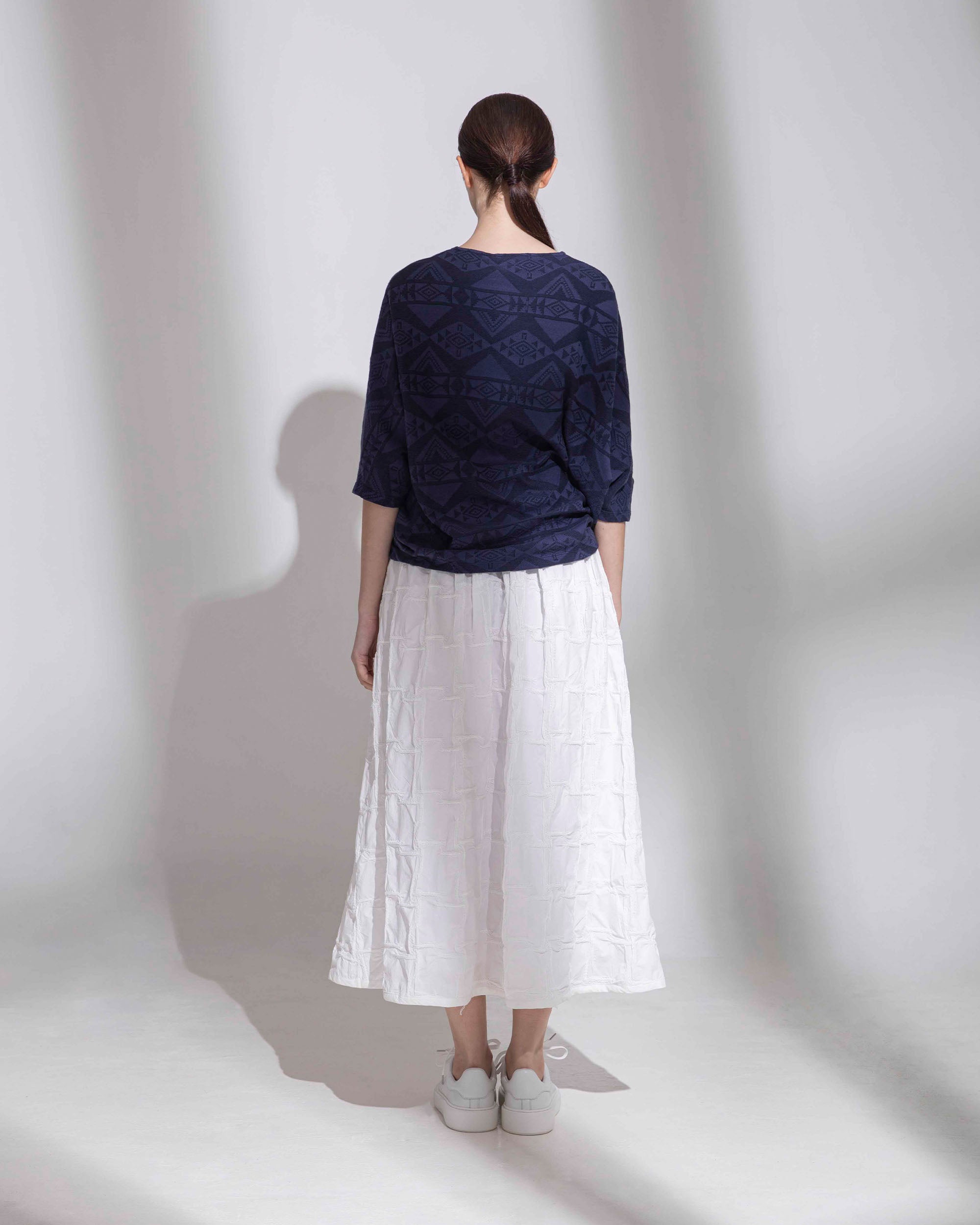 Texture Square Flare Maxi Skirt | ATSURO TAYAMA – SIDEFAME