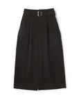 Col Cargo Belted Pencil Skirt