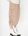 Col Cargo Belted Pencil Skirt